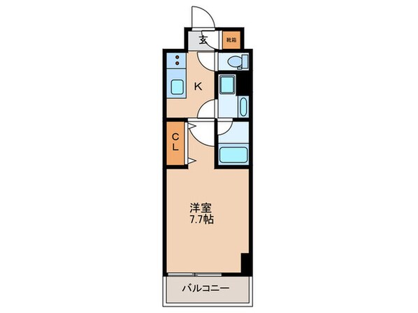 ルネフラッツ名駅南の物件間取画像